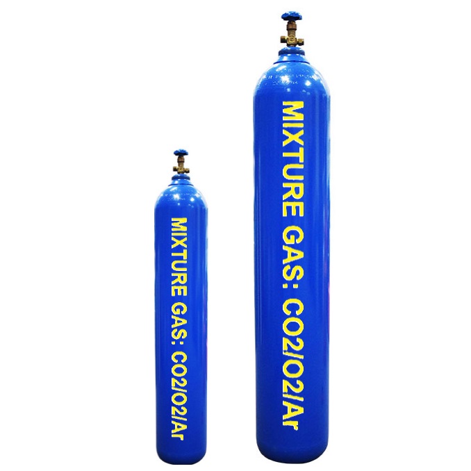 Khí hỗn hợp CO2:5%, O2:4%, balance Ar